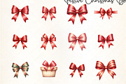 Festive Christmas Bow Clipart, an Illustration by CrexoraLab (Thumbnail 4 of 5)