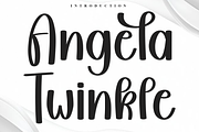 Angela Twinkle, a Handwritten Font by FreshTypeINK (Thumbnail 1 of 8)