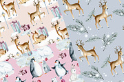 Christmas Time Seamless Patterns, a Pattern Graphic by SimpleWishesArt (Thumbnail 2 of 3)