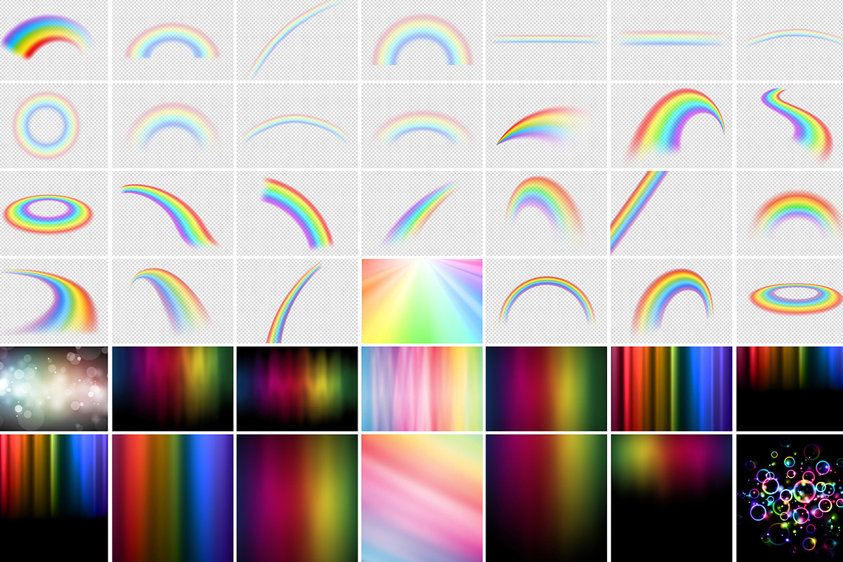 HAPPY RAINBOW PHOTO OVERLAYS, a Layer Style Add-On by BrownLeopard (Photo 2 of 6)