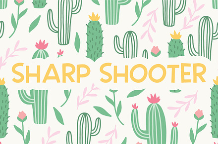 Sharp Shooter, a Sans Serif Font by Great Lakes Lettering
