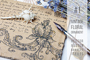 Vintage floral ornament pack, an Object Graphic by separisa (Thumbnail 1 of 2)