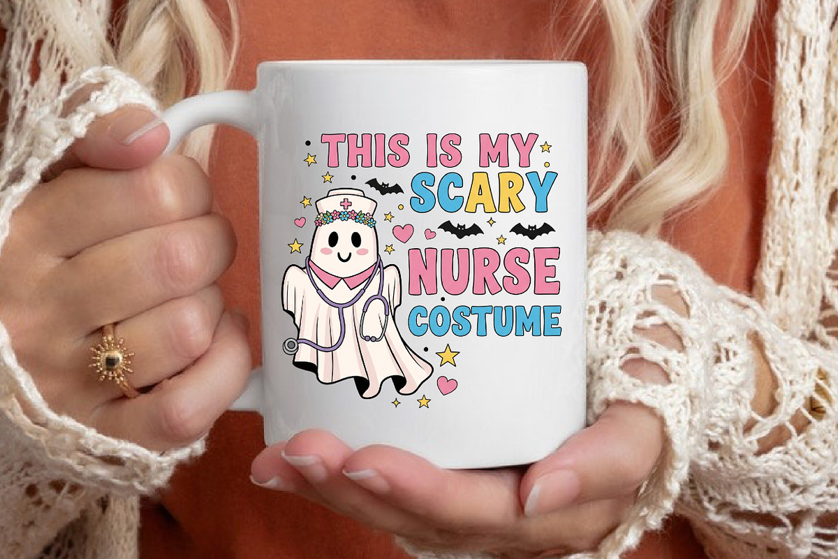 This is My Scary Nurse Costume PNG, an Illustration by Libby Wishes (Photo 4 of 6)