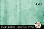 Beachy Watercolor Chevron Textures, a Texture Graphic by Clikchic Designs (Thumbnail 5 of 6)