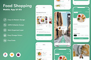 Food Shopping Mobile App UI Kit, an UI Kit Template by Betush (Thumbnail 2 of 3)