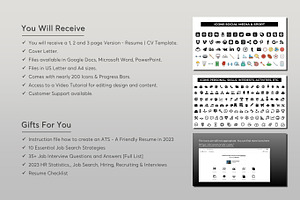 ATS Resume CV Word & Google Docs 27