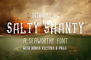 Salty Shanty - A Seaworthy Font, a Slab Serif Font by Phat Happy Life (Thumbnail 1 of 2)