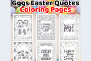 Gggs Easter Quotes Coloring Book, a Seasonal Illustration by Sourcedigi (Thumbnail 1 of 3)