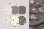 Sleeping baby animals. clipart, an Animal Illustration by tata_ota (Thumbnail 8 of 11)