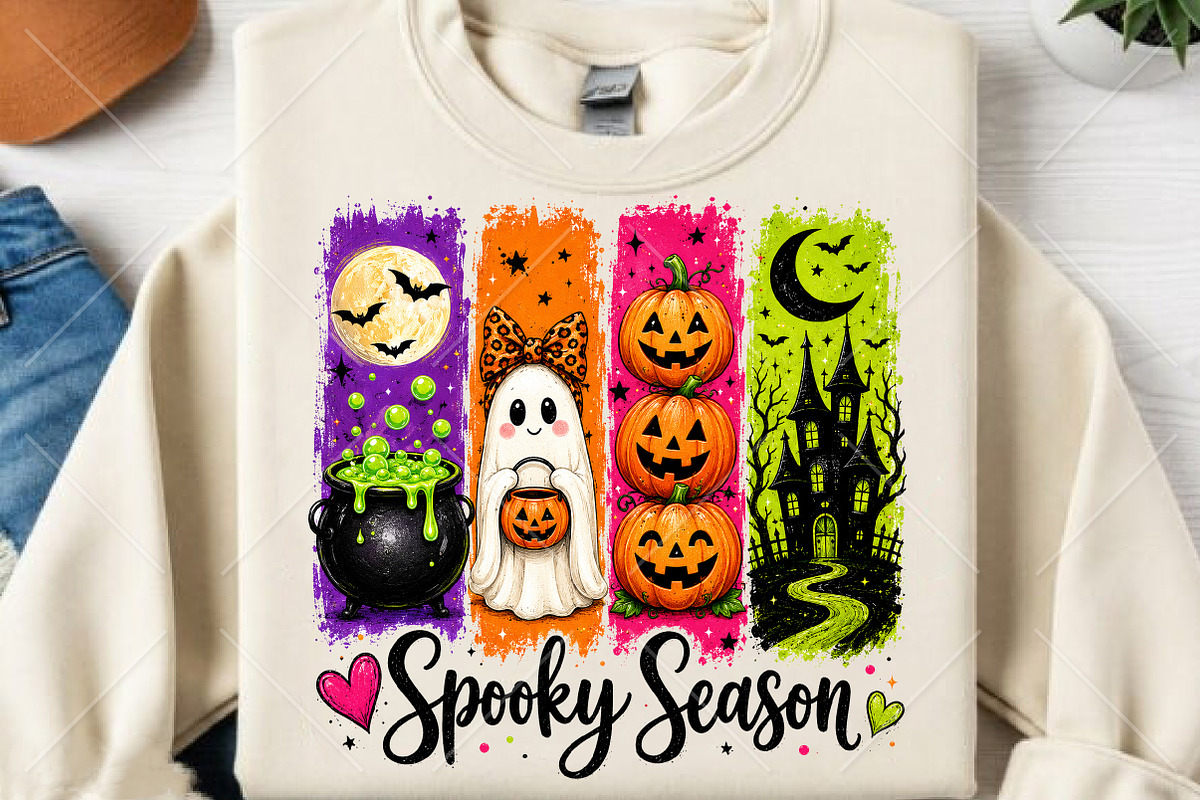 Spooky Season Halloween PNG, a Seasonal Illustration by Canvas Craft (Photo 2 of 6)