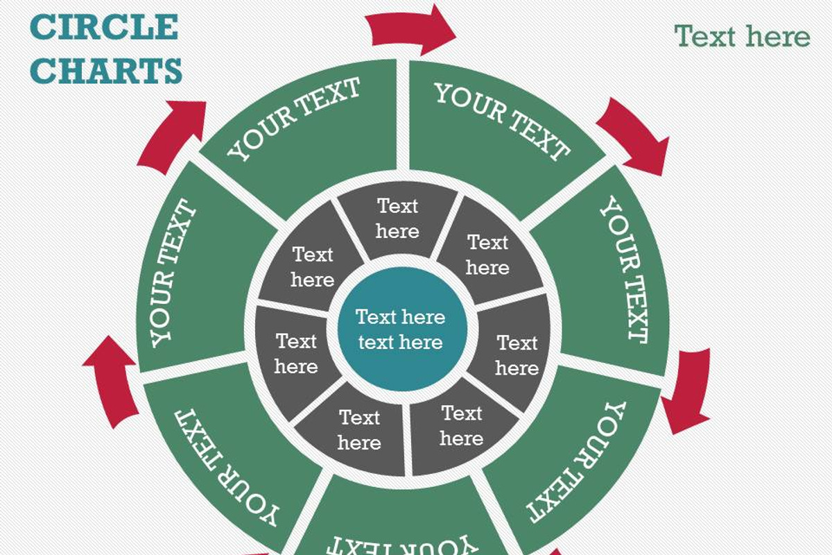 Circle Chart 1 PowerPoint Template, a Presentation Template by Yes Presentations (Photo 10 of 18)