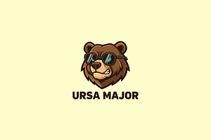 Ursa Major The Fearless Bear, an Animal Illustration by Izdihaar_Studio