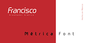 Metrica, a Sans Serif Font by Ixipcalli (Thumbnail 5 of 5)