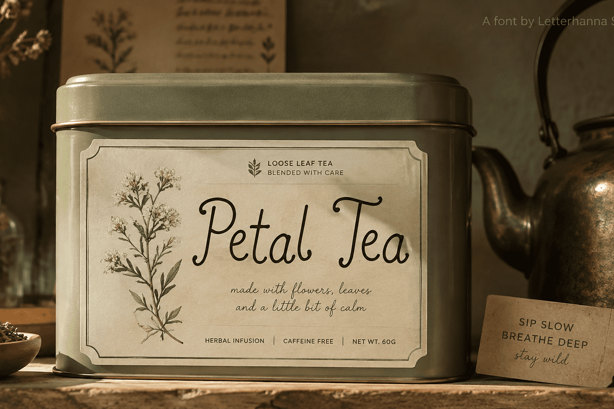 Springwish: A Whimsical Curly Font, a Handwritten Font by Letterhanna Studio (Photo 7 of 9)