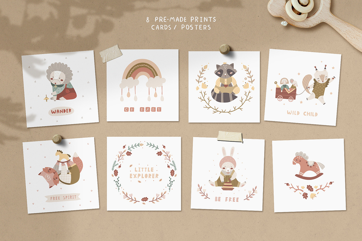 Forest Nursery - Woodland animals, an Animal Illustration by Lori Room (Photo 9 of 16)