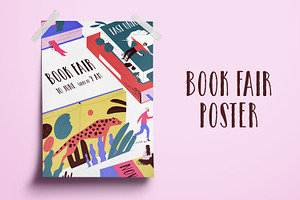 Book fair poster, an Education Illustration by Good Studio