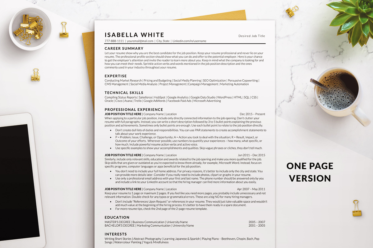 ATS Friendly Resume Template, a Resume Template by BestResumes.Co (Photo 2 of 9)