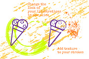 55 Vector Paint Brushes, a Brush Add-On by 5August Art (Thumbnail 5 of 7)