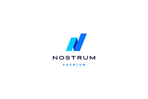 N Letter Initial Logo Vector Icon