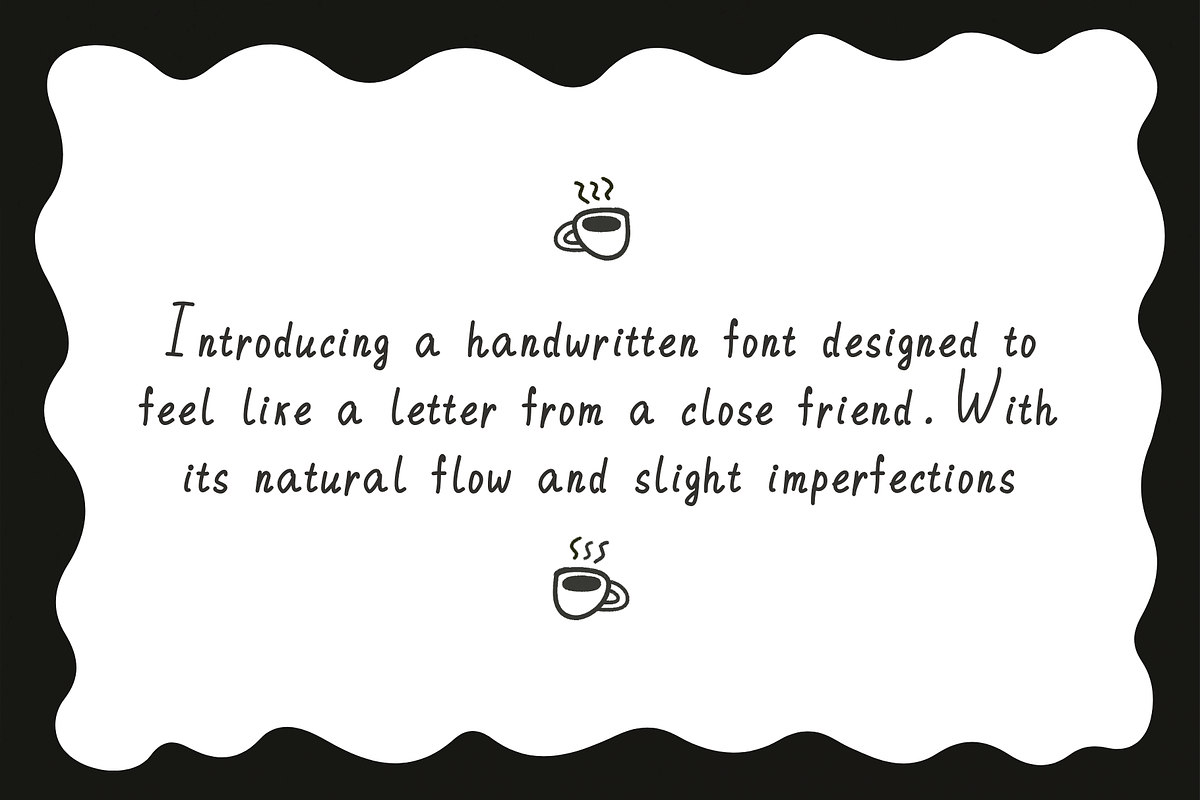 The Matcha One - fine liner font, a Handwritten Font by Ashiya Pixel (Photo 8 of 10)