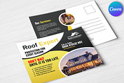 Roof Repairing Service Postcard, a Card Template by Psd Templates (Thumbnail 3 of 3)