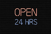 Neon Tubes - Neon Light Font, a Font by Medialoot (Thumbnail 4 of 5)