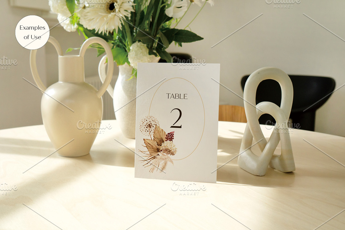 5X7 Card Mockup SET, a Print Template by LOPEstudio (Photo 4 of 8)