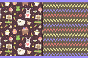 Pastel Easter Garden Graphic Set, a Pattern Graphic by Drafts n Doodles (Thumbnail 6 of 11)