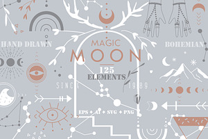 'MAGIC MOON' VECTOR SET