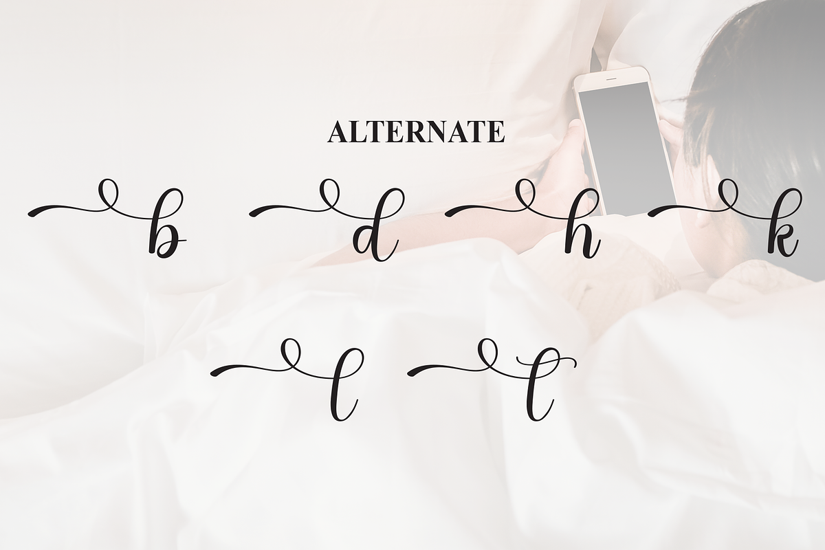 Sleepcall | Script Font, a Handwritten Font by Scratchones (Photo 8 of 9)