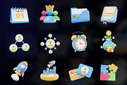 Business 3D Icon Pack Design, an Object Graphic by Artnivora.Std (Thumbnail 3 of 4)
