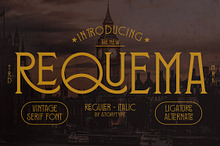Requema Vintage Serif Font