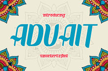 Advait - Sansekerta Font