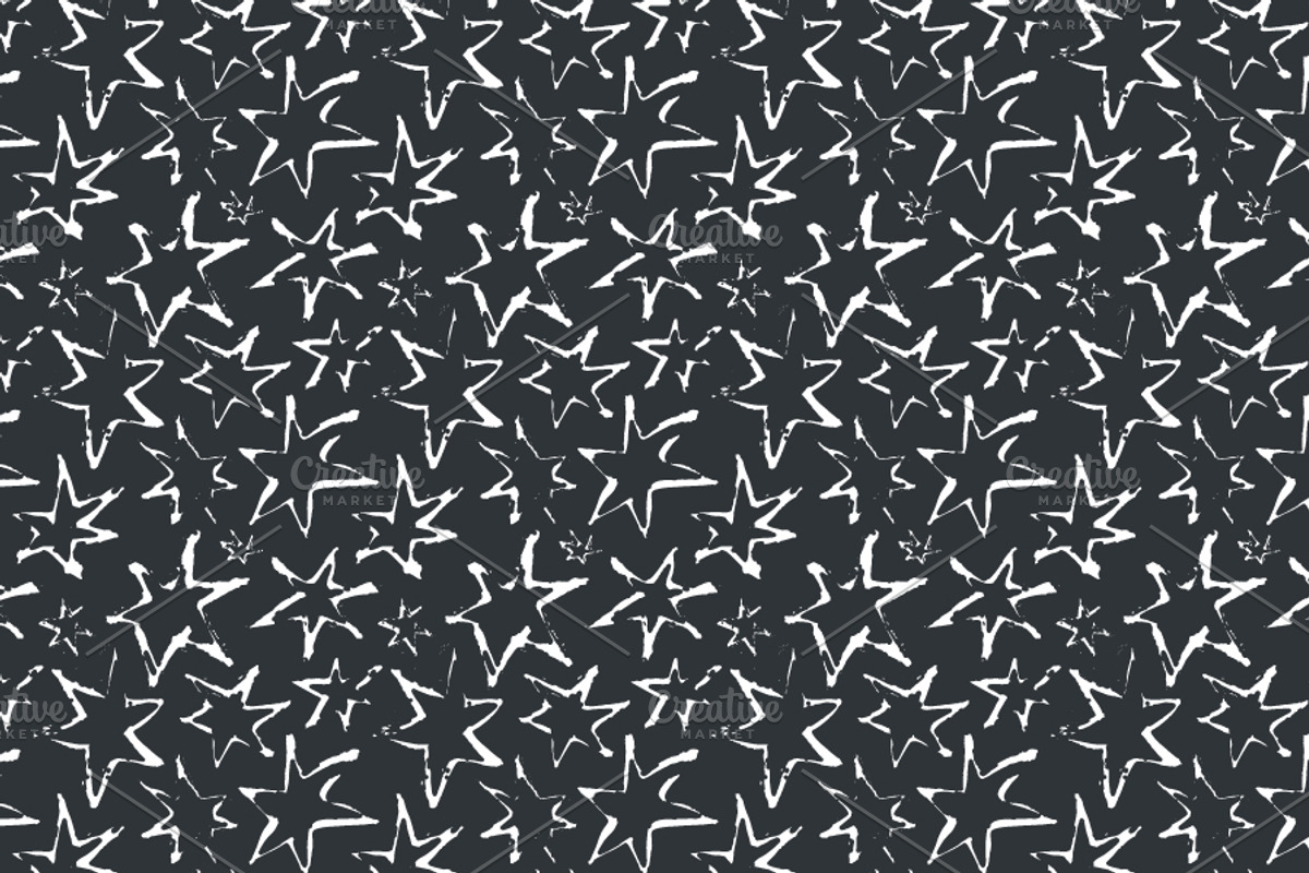 Hand-drawn Stars and Patterns preview 5