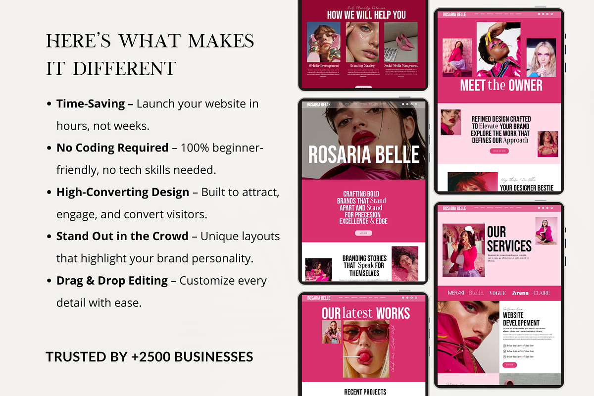Bold Wix Studio Website Template, a Wix Template by AdvertFox (Photo 3 of 10)