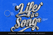 Lettering Styles Kit, a Layer Style Add-On by Creative Media Co (Thumbnail 4 of 5)