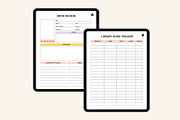 2025 Digital Reading Planner Canva, a Stationery Template by Designmela01 (Thumbnail 5 of 8)