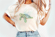 Watercolor Baby Turtle Clipart, an Illustration by Watercolor design (Thumbnail 6 of 12)