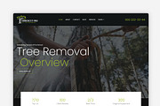 Tree Removal Service WordPress Theme, a WordPress Template by Your Theme Shop (Thumbnail 1 of 9)