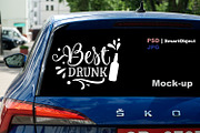 Car Window Mockups for Car Stickers, a Mockup by VetalStock (Thumbnail 11 of 11)