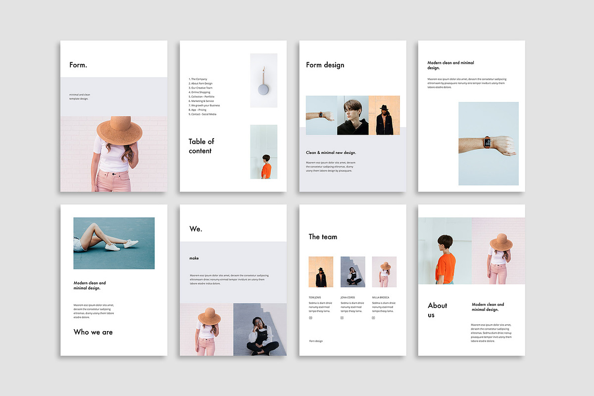 FORM - Powerpoint Vertical Template, a Presentation Template by PixaSquare