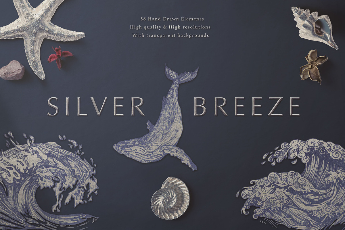 Silver Breeze Collection, a Decorative Illustration by Michael Rayback Design (Photo 1 of 10)