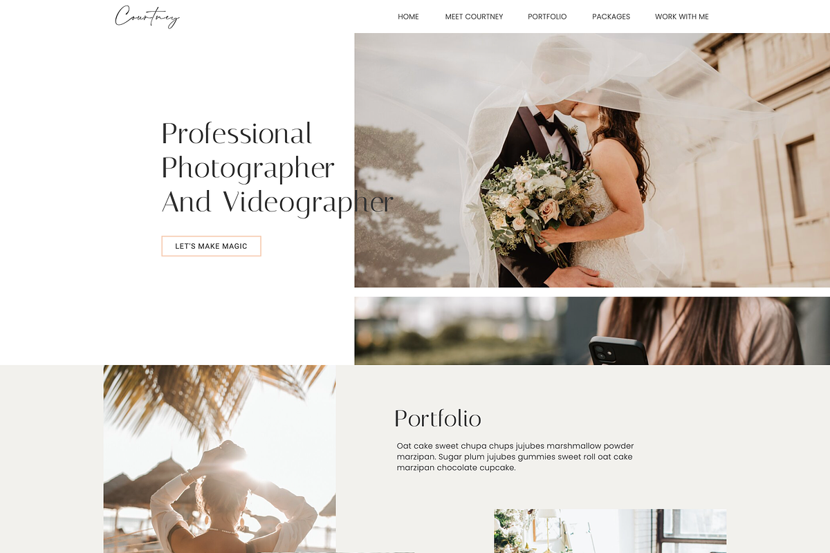 Showit Website Template - Courtney, a Websites & App Template by Capri & Rome (Photo 3 of 7)
