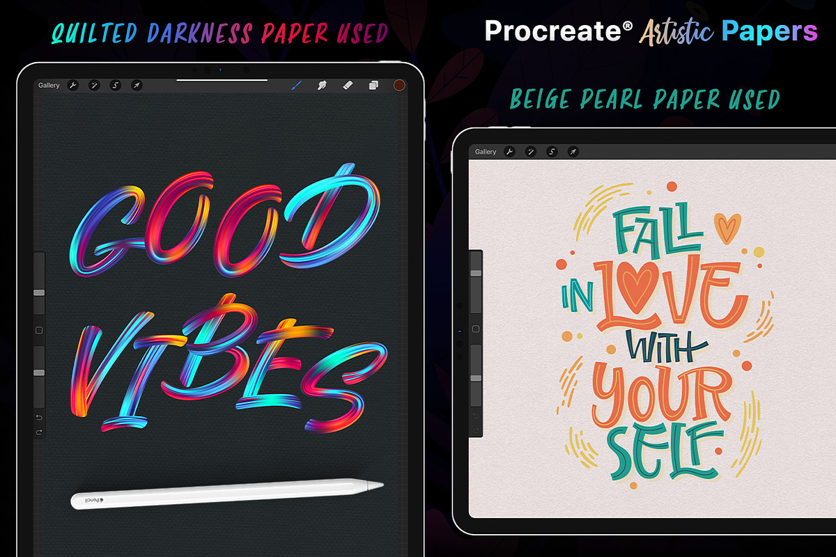 Procreate Artistic Digital Papers, a Texture Graphic by Frisk Shop (Photo 7 of 11)
