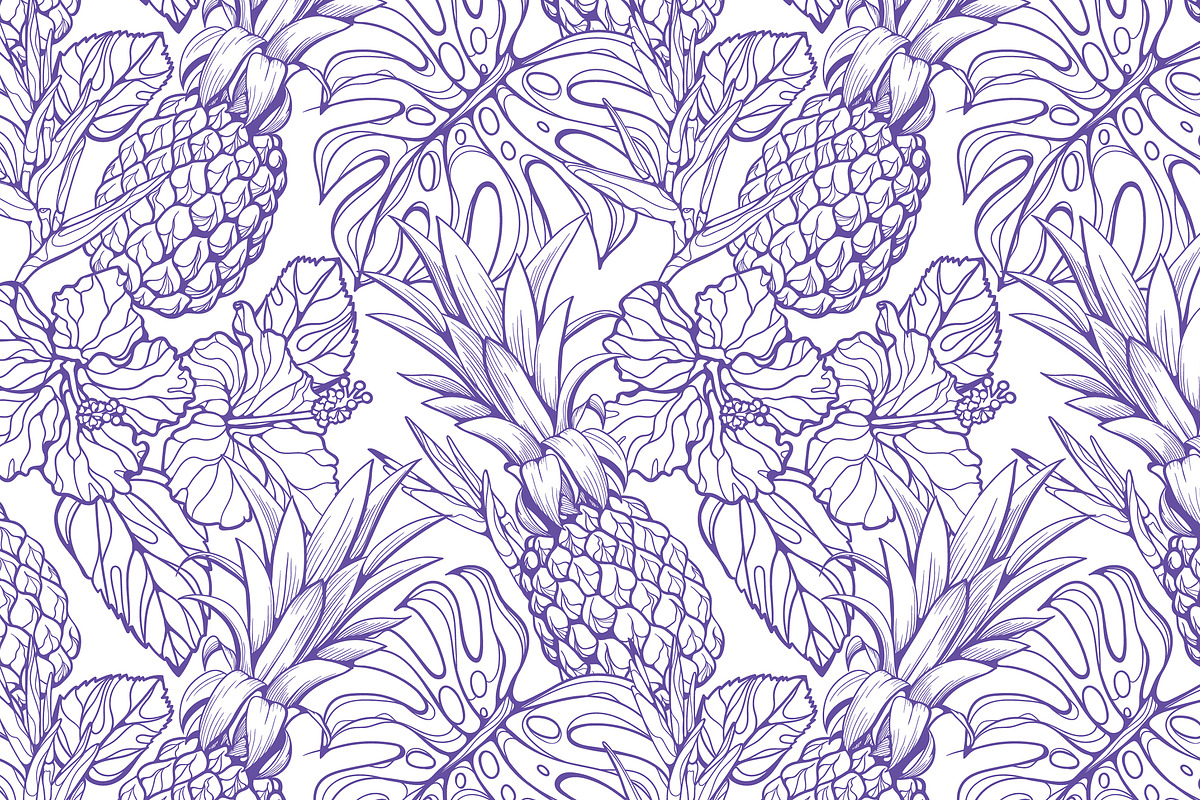 Vector tropical set, a Background Graphic by Purple Platypus (Photo 7 of 10)