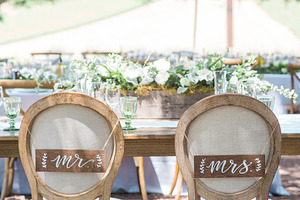 Outdoor Wedding Reception Table
