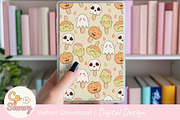 Cute Ice Cream Halloween Seamless, a Pattern Graphic by CpSnowy (Thumbnail 4 of 5)