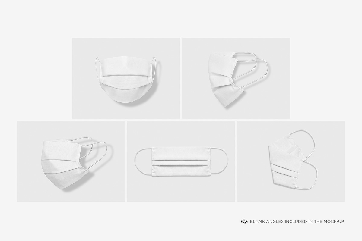 Face Mask Mock-up, a Mask Mockup by Branda Keeps (Photo 3 of 16)