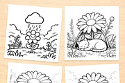 Garden Coloring Book – 20 Pages, an Illustration by No.13 (Thumbnail 6 of 8)