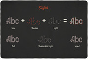 Bourbon Typeface, a Script Font by VozzyStock (Thumbnail 4 of 5)